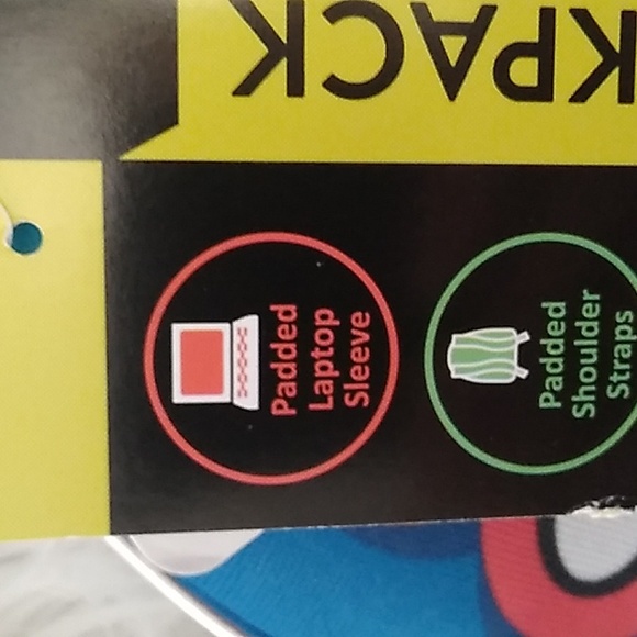 FLASH SALE! NWT Mickey Backpack W Padded Laptop Sleeve Water Resistant #47 Crate - Picture 11 of 12